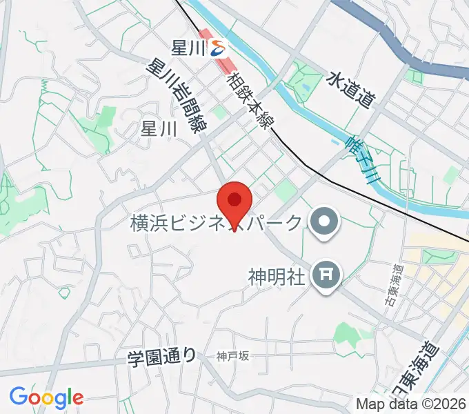 横浜市保土ケ谷スポーツセンターの地図