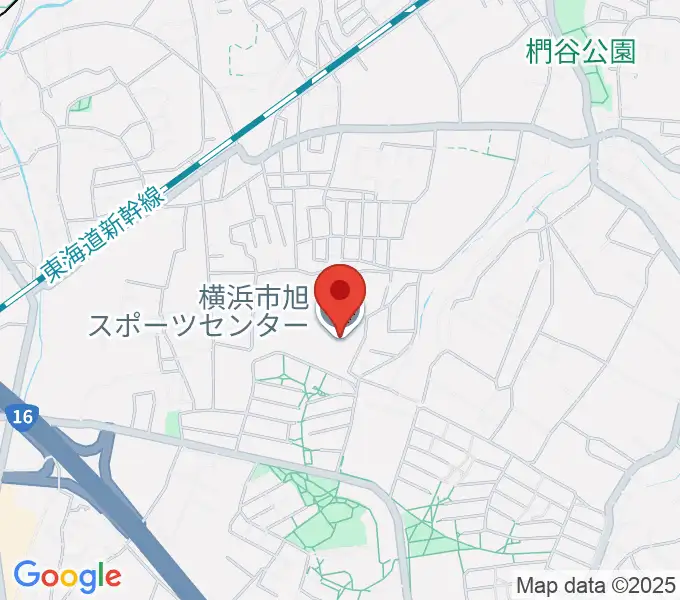 横浜市旭スポーツセンターの地図