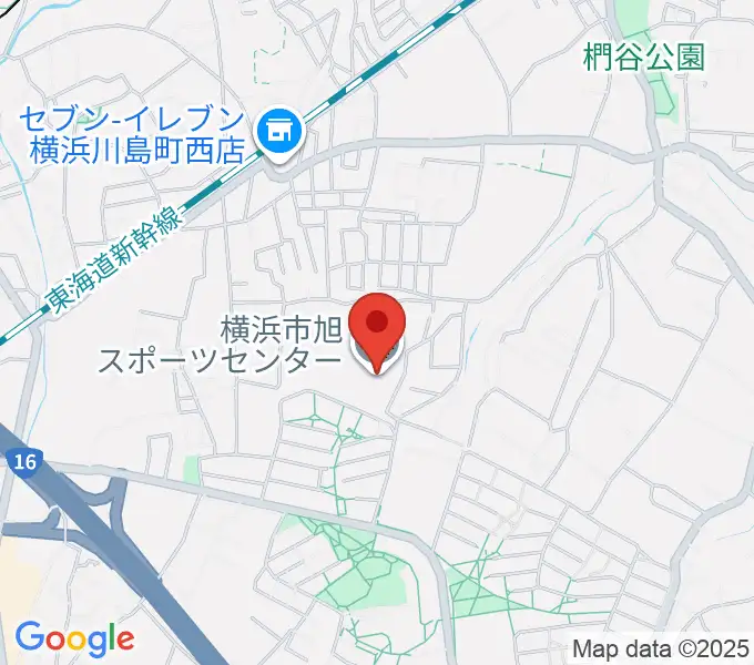 横浜市旭スポーツセンターの地図