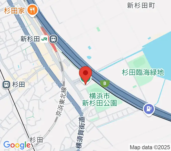 横浜市磯子スポーツセンターの地図