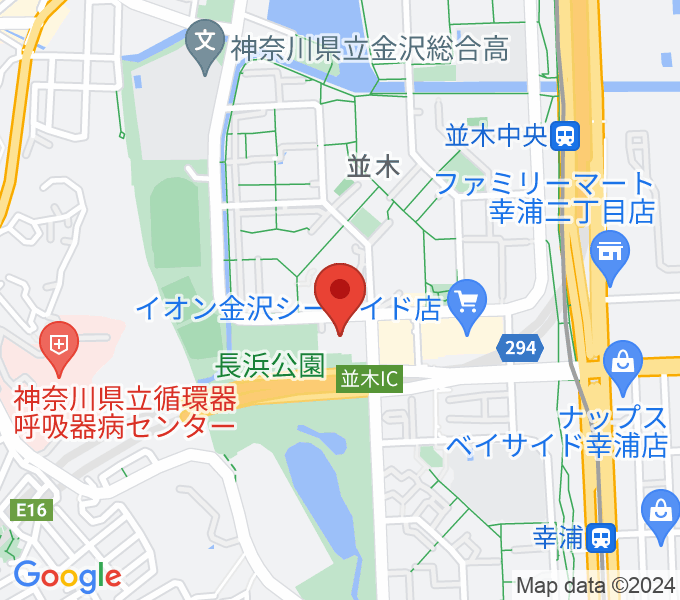 横浜市金沢スポーツセンターの場所