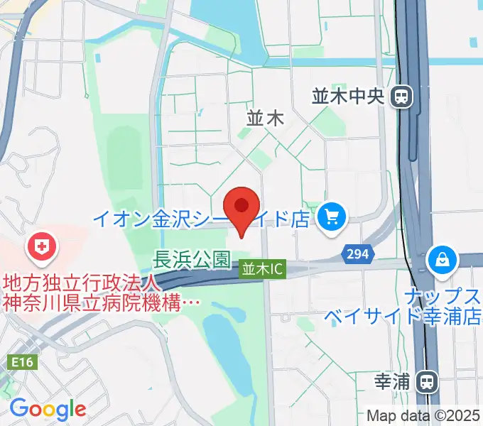 横浜市金沢スポーツセンターの地図