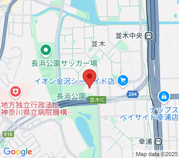 横浜市金沢スポーツセンターの地図