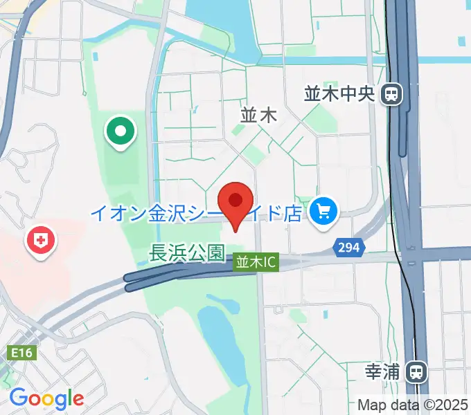 横浜市金沢スポーツセンターの地図