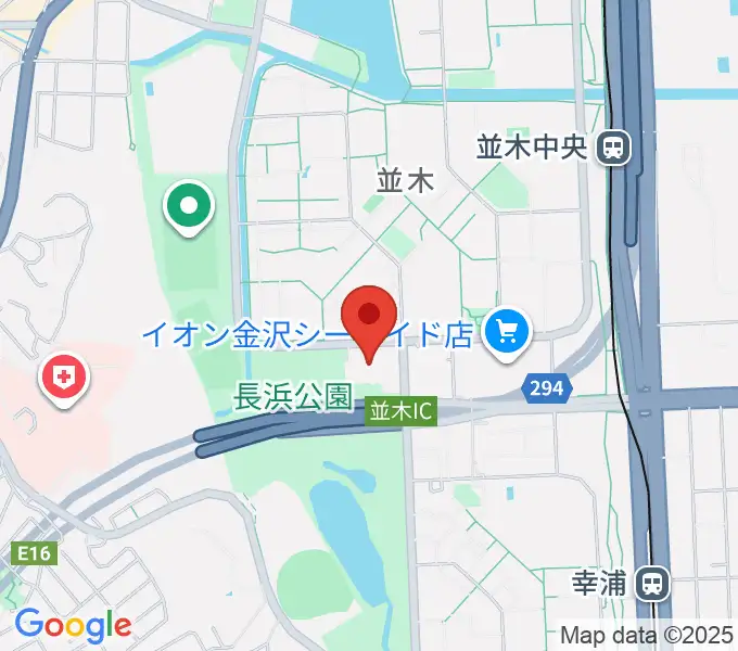 横浜市金沢スポーツセンターの地図