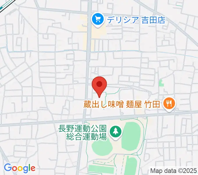 長野運動公園総合体育館の地図