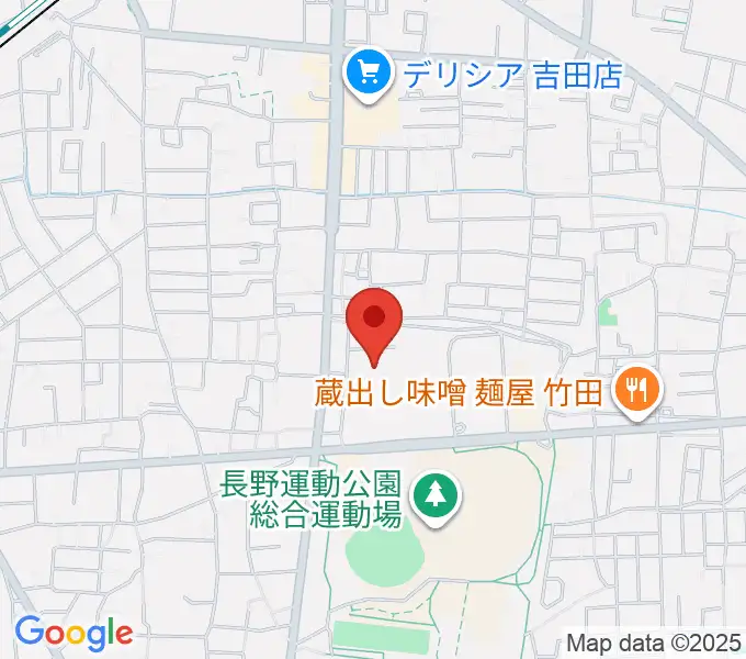 長野運動公園総合体育館の地図