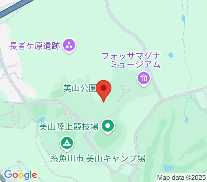 長者ケ原考古館の地図
