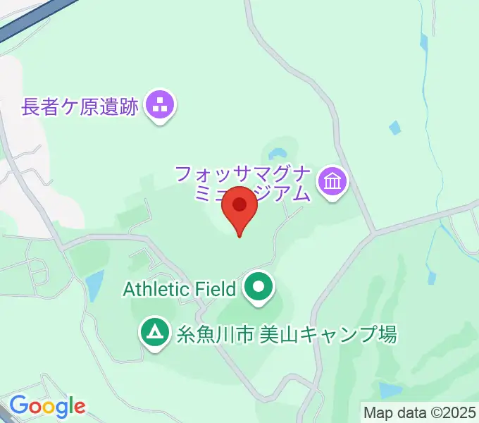 長者ケ原考古館の地図