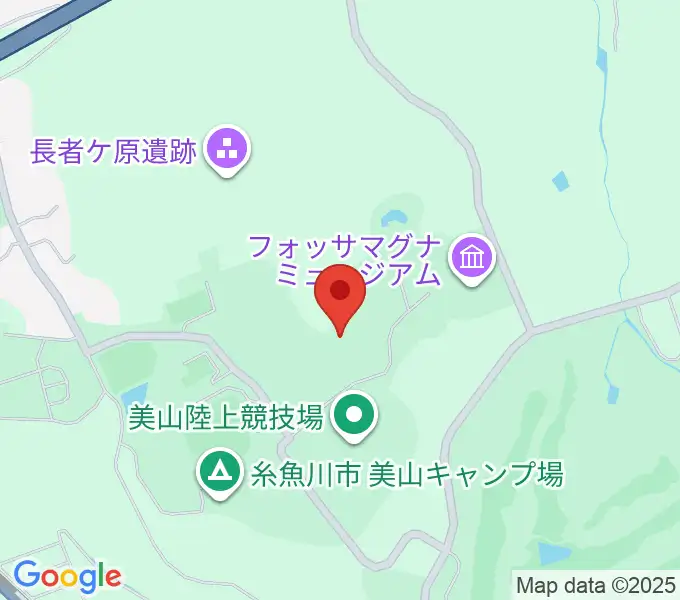 長者ケ原考古館の地図