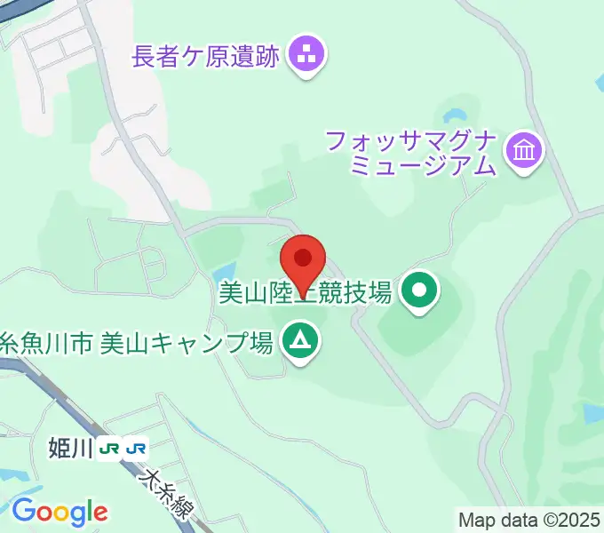 美山球場の地図