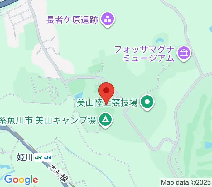 美山球場の地図