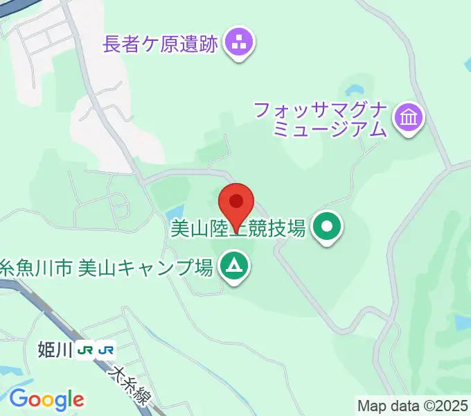 美山球場の地図