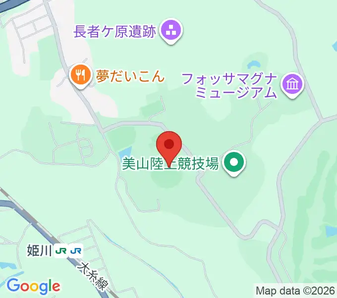 美山球場の地図