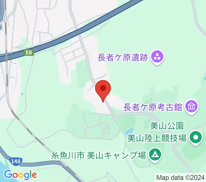 美山多目的グラウンドの地図