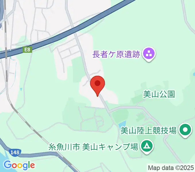 美山多目的グラウンドの地図
