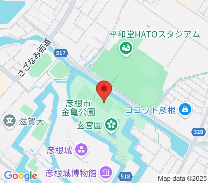 レイラックフィールド彦根の地図