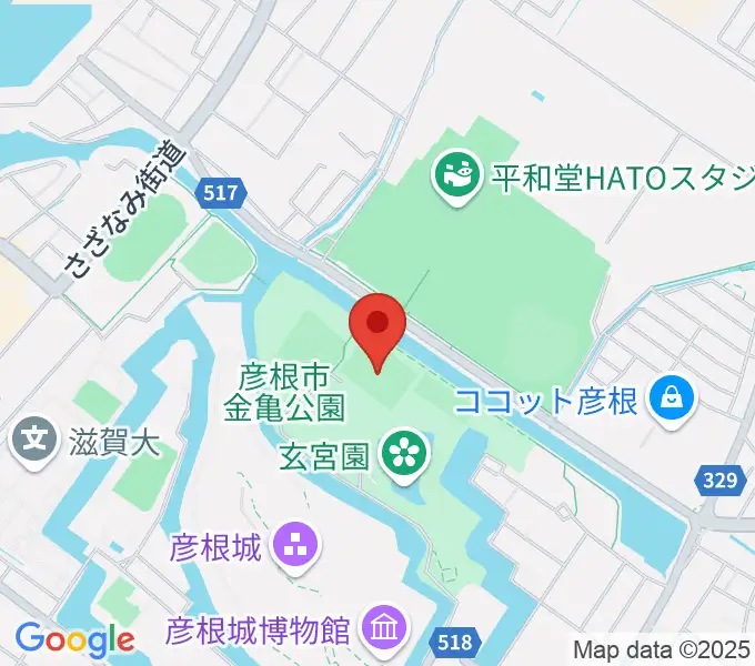 レイラックフィールド彦根の地図