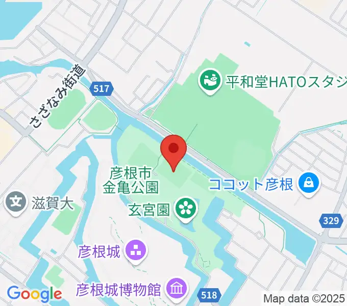 レイラックフィールド彦根の地図