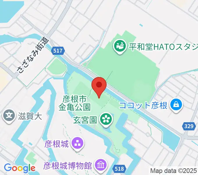レイラックフィールド彦根の地図