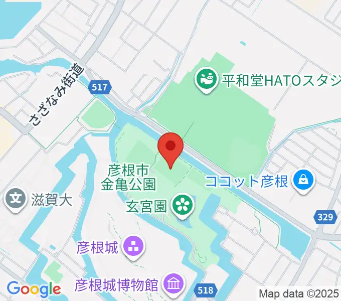 レイラックフィールド彦根の地図