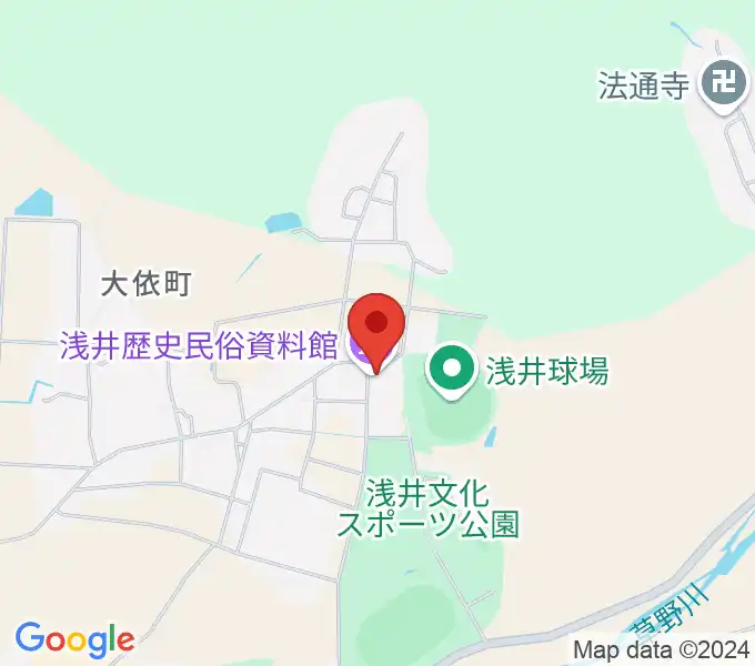 浅井歴史民俗資料館の地図