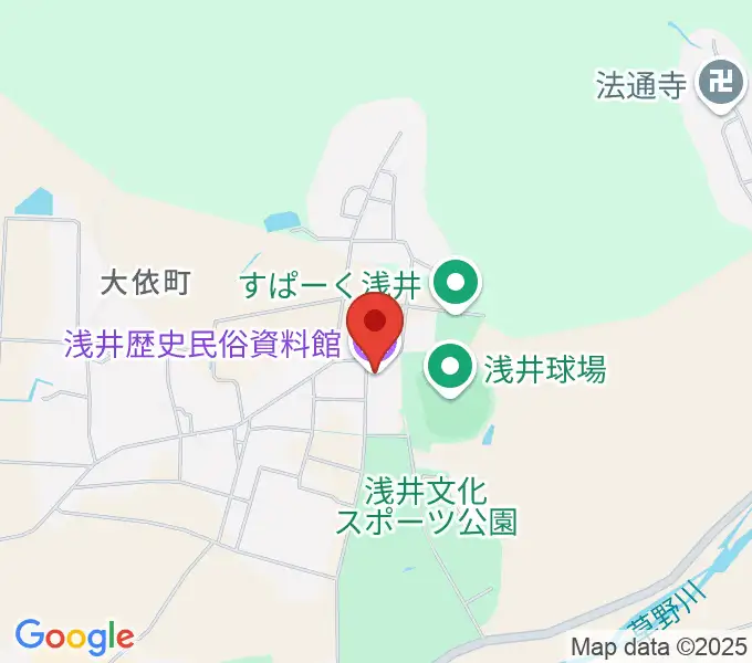 浅井歴史民俗資料館の地図