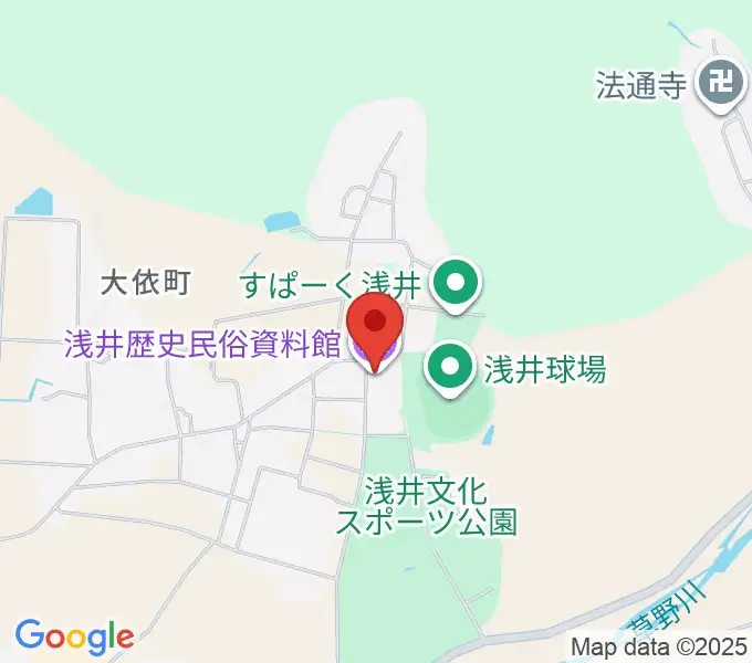 浅井歴史民俗資料館の地図