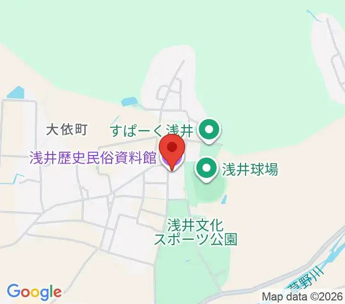 浅井歴史民俗資料館の地図
