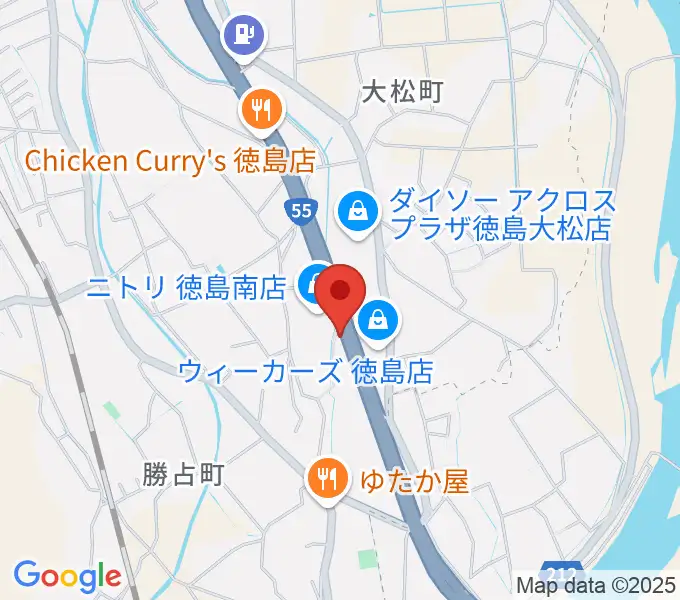 スタジオトリゴロの地図