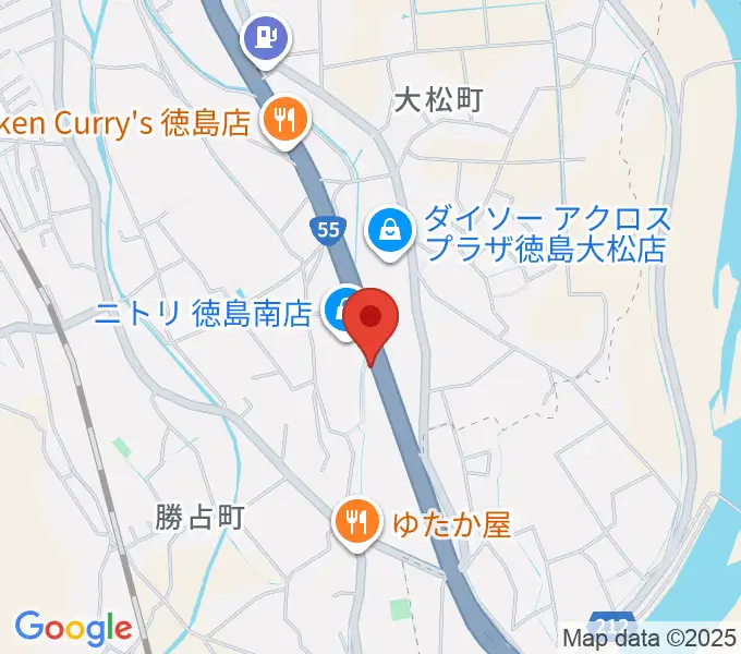 スタジオトリゴロの地図