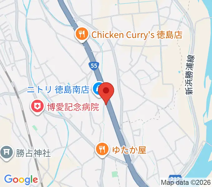 スタジオトリゴロの地図