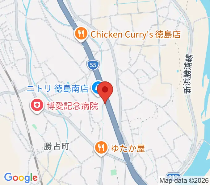 スタジオトリゴロの地図