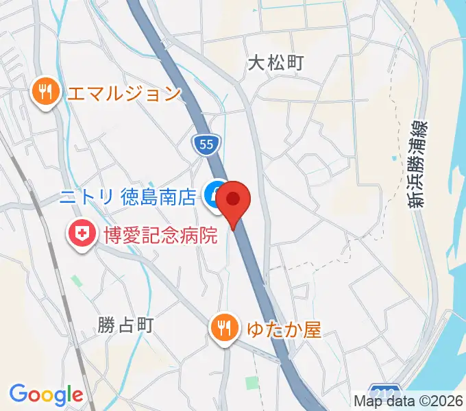 スタジオトリゴロの地図