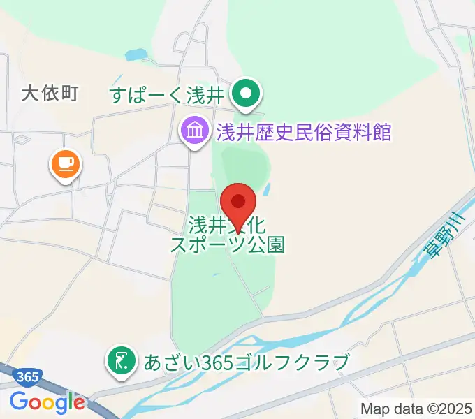 長浜市浅井B&G海洋センターの地図