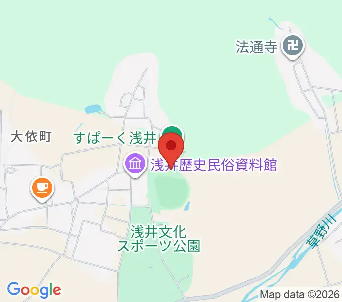 すぱーく浅井の地図