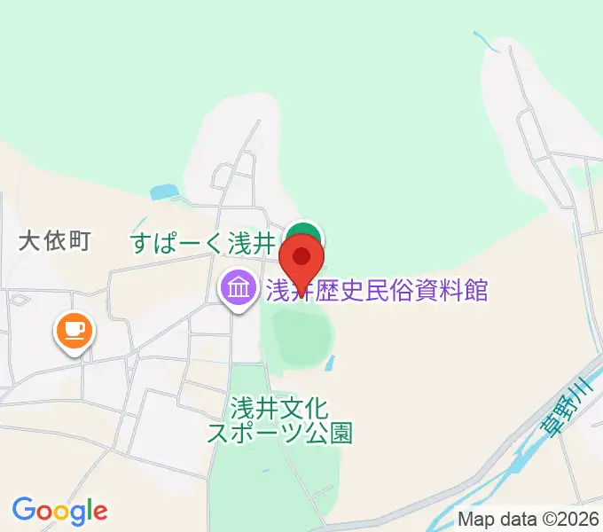 すぱーく浅井の地図