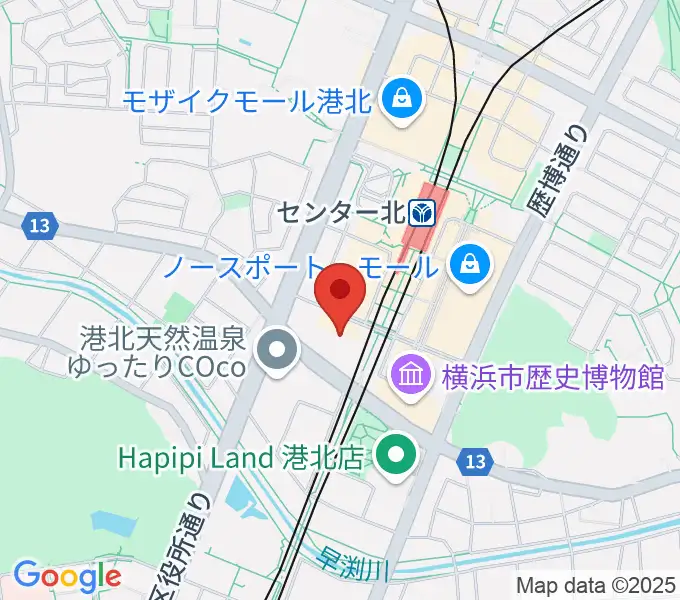 ボッシュホールの地図