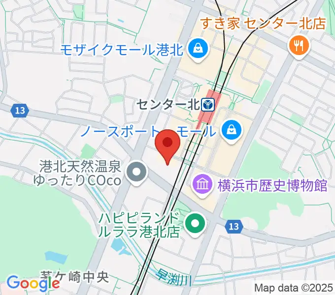 ボッシュホールの地図