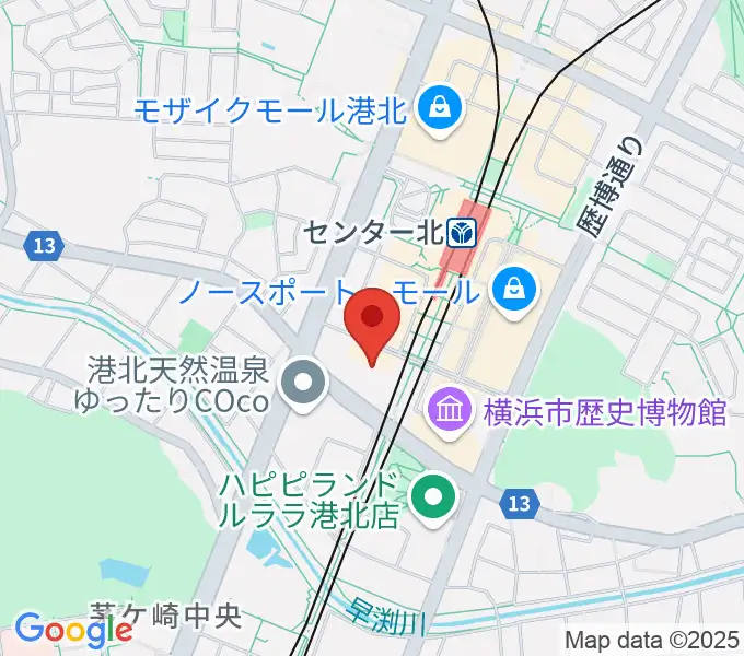 ボッシュホールの地図