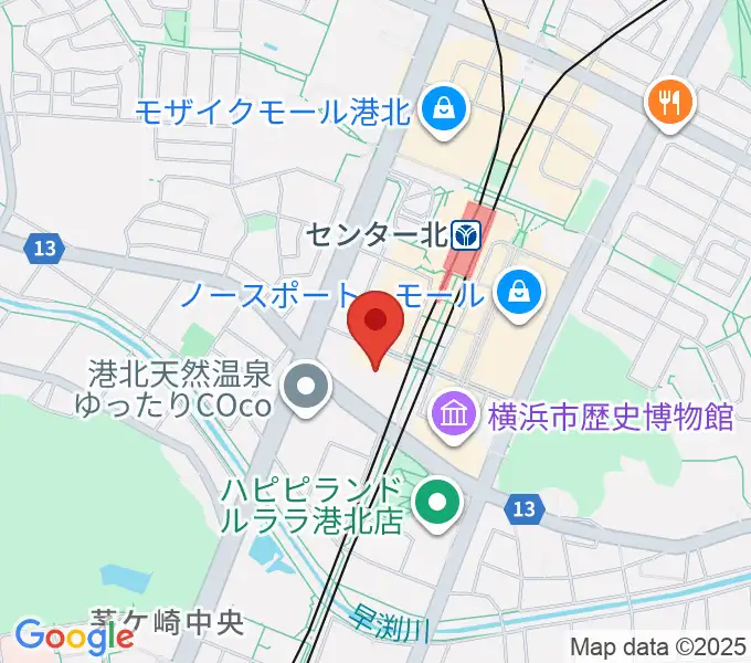ボッシュホールの地図