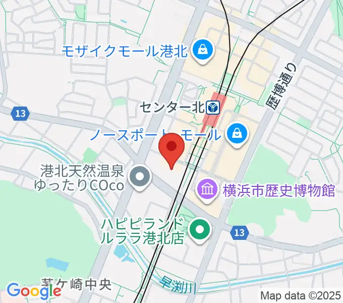 ボッシュホールの地図