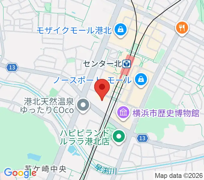 ボッシュホールの地図