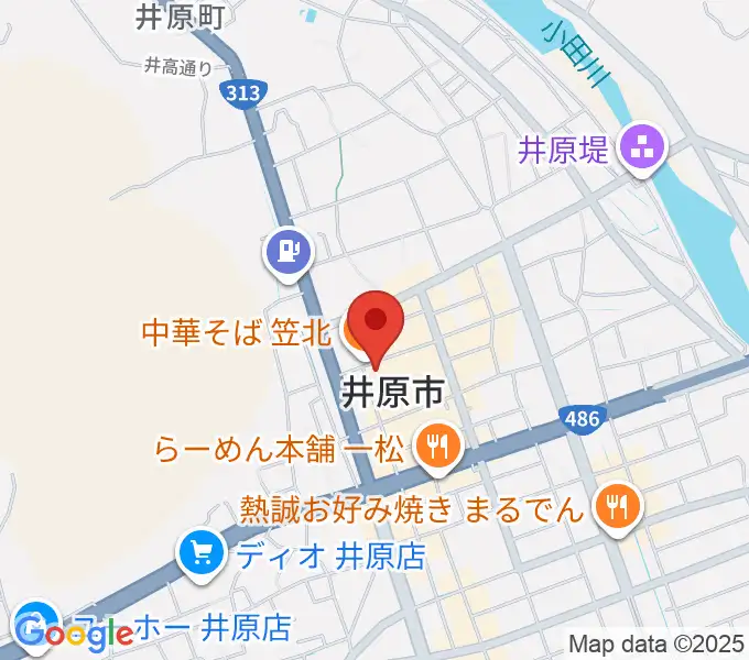 井原市立平櫛田中美術館の地図