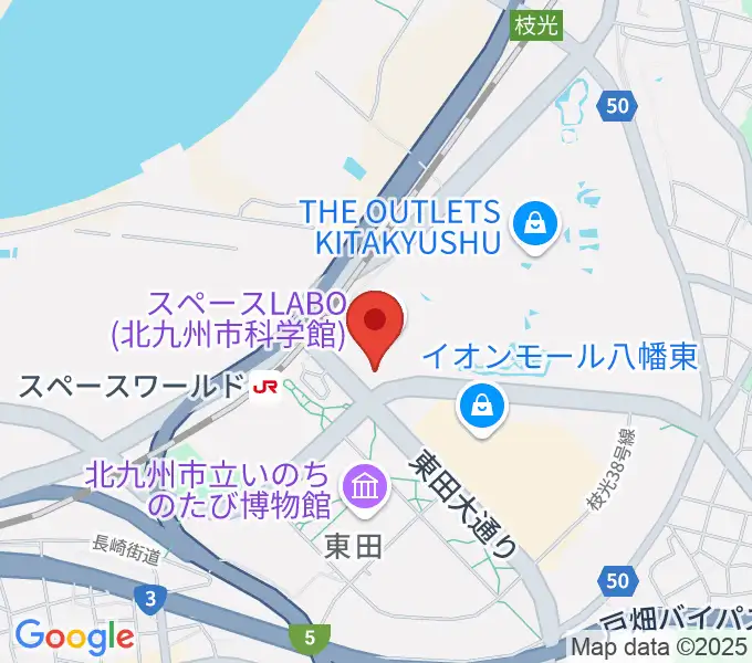 スペースLABOの地図