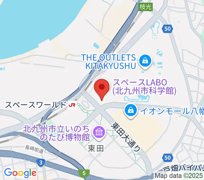 スペースLABOの地図