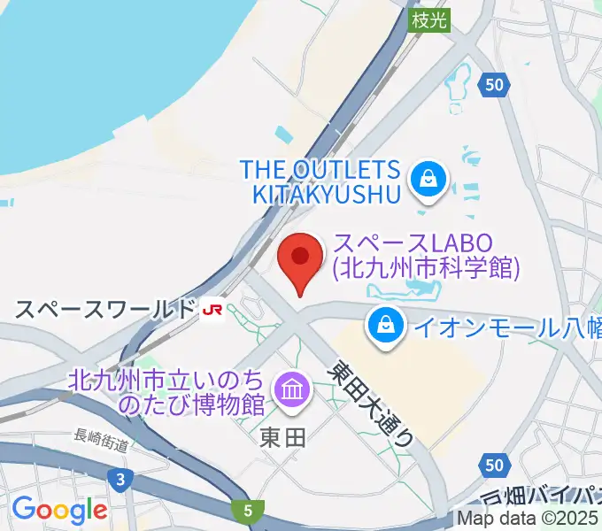 スペースLABOの地図