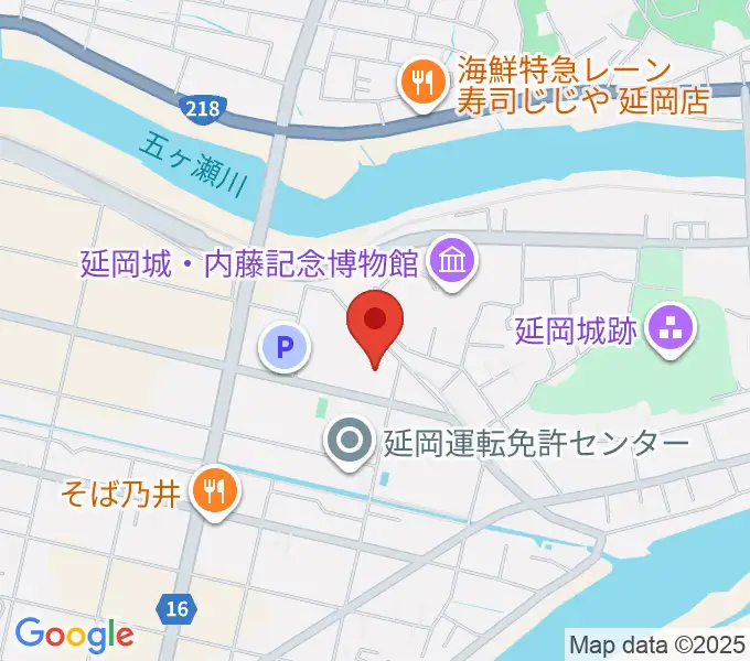 アスリートタウン延岡アリーナの地図