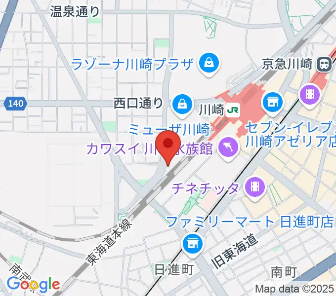 SUPERNOVA川崎の地図