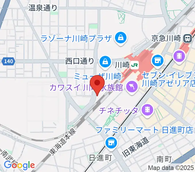 SUPERNOVA KAWASAKIの地図